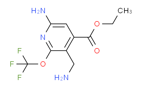 Ethyl 6-amino-3-(aminomethyl)-2-(trifluoromethoxy)pyridine-4-carboxylate