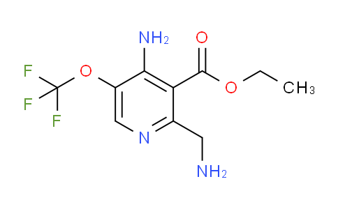 Ethyl 4-amino-2-(aminomethyl)-5-(trifluoromethoxy)pyridine-3-carboxylate
