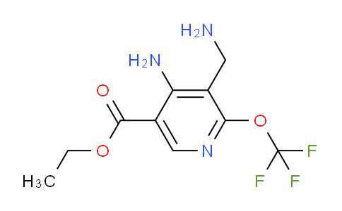 Ethyl 4-amino-3-(aminomethyl)-2-(trifluoromethoxy)pyridine-5-carboxylate