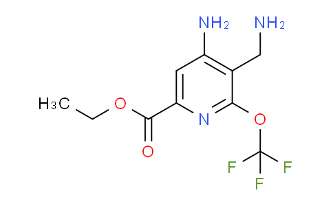 Ethyl 4-amino-3-(aminomethyl)-2-(trifluoromethoxy)pyridine-6-carboxylate