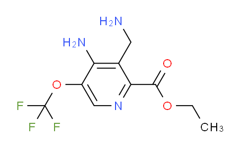 Ethyl 4-amino-3-(aminomethyl)-5-(trifluoromethoxy)pyridine-2-carboxylate