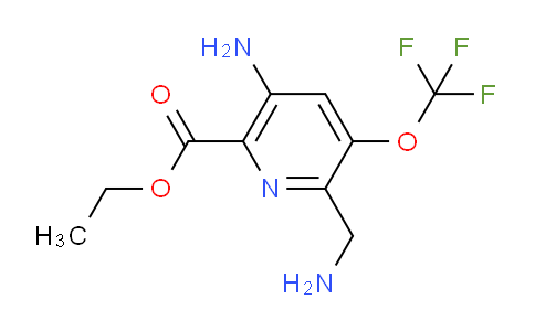 AM50185 | 1804022-41-0 | Ethyl 5-amino-2-(aminomethyl)-3-(trifluoromethoxy)pyridine-6-carboxylate