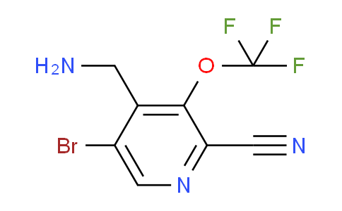 4-(Aminomethyl)-5-bromo-2-cyano-3-(trifluoromethoxy)pyridine