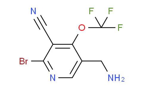 5-(Aminomethyl)-2-bromo-3-cyano-4-(trifluoromethoxy)pyridine
