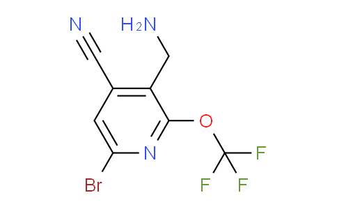 3-(Aminomethyl)-6-bromo-4-cyano-2-(trifluoromethoxy)pyridine