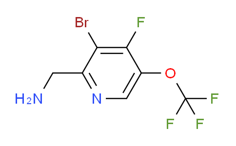 2-(Aminomethyl)-3-bromo-4-fluoro-5-(trifluoromethoxy)pyridine
