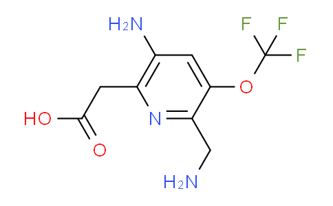 5-Amino-2-(aminomethyl)-3-(trifluoromethoxy)pyridine-6-acetic acid