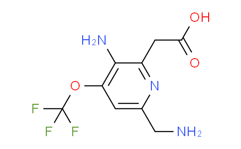 3-Amino-6-(aminomethyl)-4-(trifluoromethoxy)pyridine-2-acetic acid
