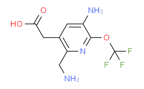 3-Amino-6-(aminomethyl)-2-(trifluoromethoxy)pyridine-5-acetic acid