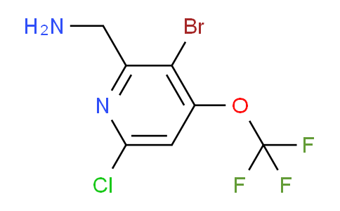 2-(Aminomethyl)-3-bromo-6-chloro-4-(trifluoromethoxy)pyridine