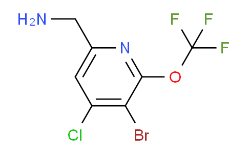 6-(Aminomethyl)-3-bromo-4-chloro-2-(trifluoromethoxy)pyridine