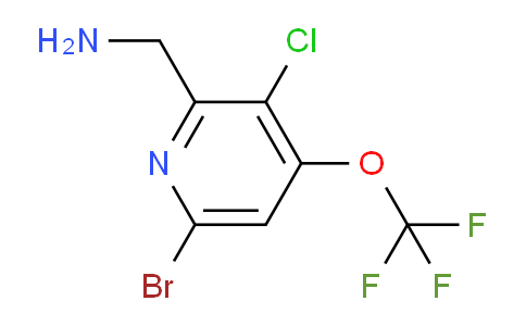 2-(Aminomethyl)-6-bromo-3-chloro-4-(trifluoromethoxy)pyridine