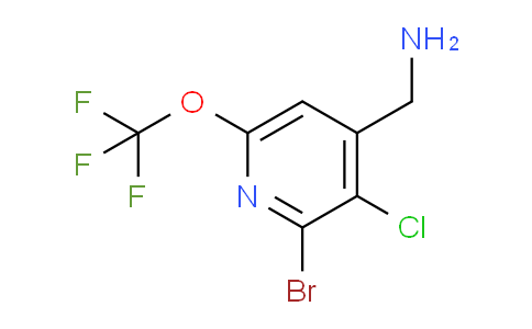 AM50410 | 1806172-37-1 | 4-(Aminomethyl)-2-bromo-3-chloro-6-(trifluoromethoxy)pyridine