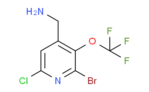 4-(Aminomethyl)-2-bromo-6-chloro-3-(trifluoromethoxy)pyridine