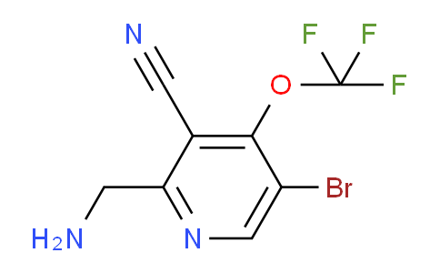 2-(Aminomethyl)-5-bromo-3-cyano-4-(trifluoromethoxy)pyridine