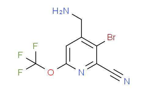 4-(Aminomethyl)-3-bromo-2-cyano-6-(trifluoromethoxy)pyridine