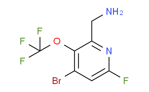 AM50468 | 1806193-62-3 | 2-(Aminomethyl)-4-bromo-6-fluoro-3-(trifluoromethoxy)pyridine