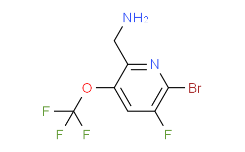 2-(Aminomethyl)-6-bromo-5-fluoro-3-(trifluoromethoxy)pyridine