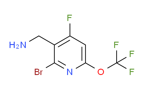 3-(Aminomethyl)-2-bromo-4-fluoro-6-(trifluoromethoxy)pyridine