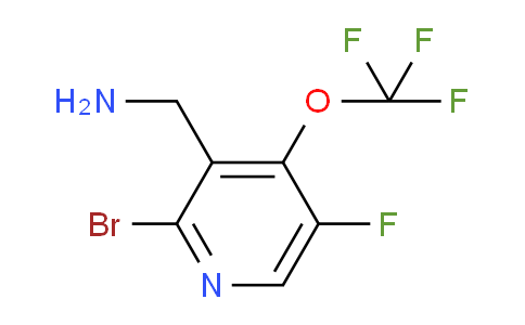 3-(Aminomethyl)-2-bromo-5-fluoro-4-(trifluoromethoxy)pyridine