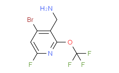 3-(Aminomethyl)-4-bromo-6-fluoro-2-(trifluoromethoxy)pyridine