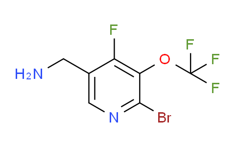 5-(Aminomethyl)-2-bromo-4-fluoro-3-(trifluoromethoxy)pyridine