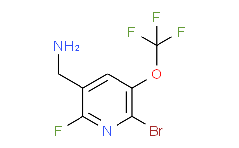 3-(Aminomethyl)-6-bromo-2-fluoro-5-(trifluoromethoxy)pyridine