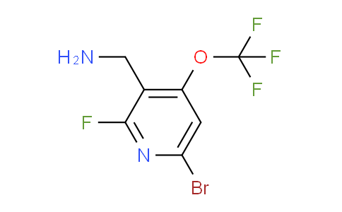3-(Aminomethyl)-6-bromo-2-fluoro-4-(trifluoromethoxy)pyridine