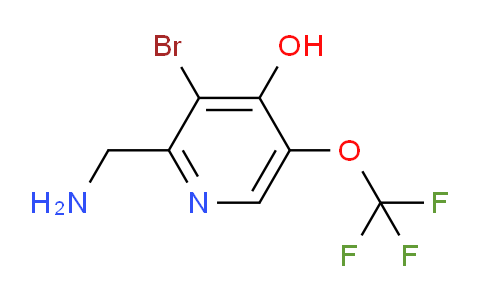 2-(Aminomethyl)-3-bromo-4-hydroxy-5-(trifluoromethoxy)pyridine