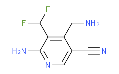 2-Amino-4-(aminomethyl)-5-cyano-3-(difluoromethyl)pyridine