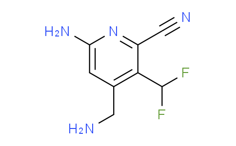 6-Amino-4-(aminomethyl)-2-cyano-3-(difluoromethyl)pyridine