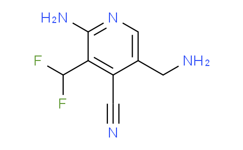 2-Amino-5-(aminomethyl)-4-cyano-3-(difluoromethyl)pyridine