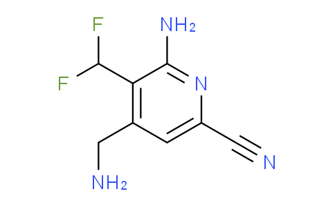 2-Amino-4-(aminomethyl)-6-cyano-3-(difluoromethyl)pyridine