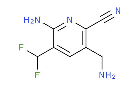 2-Amino-5-(aminomethyl)-6-cyano-3-(difluoromethyl)pyridine