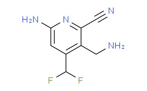 6-Amino-3-(aminomethyl)-2-cyano-4-(difluoromethyl)pyridine