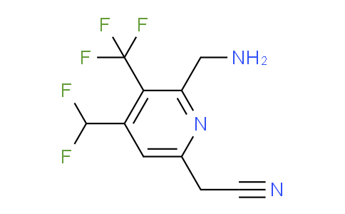 AM50634 | 1361698-55-6 | 2-(Aminomethyl)-4-(difluoromethyl)-3-(trifluoromethyl)pyridine-6-acetonitrile