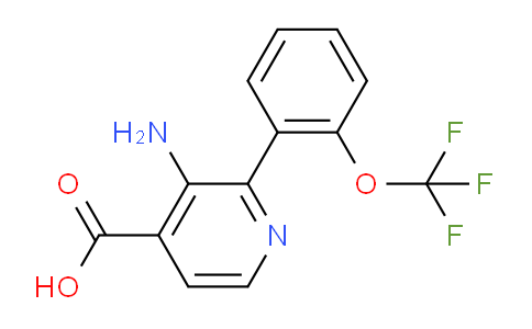 AM50652 | 1261750-59-7 | 3-Amino-2-(2-(trifluoromethoxy)phenyl)isonicotinic acid