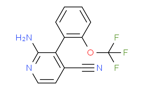 AM50658 | 1261554-96-4 | 2-Amino-3-(2-(trifluoromethoxy)phenyl)isonicotinonitrile