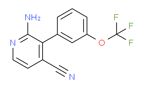 AM50659 | 1261780-71-5 | 2-Amino-3-(3-(trifluoromethoxy)phenyl)isonicotinonitrile