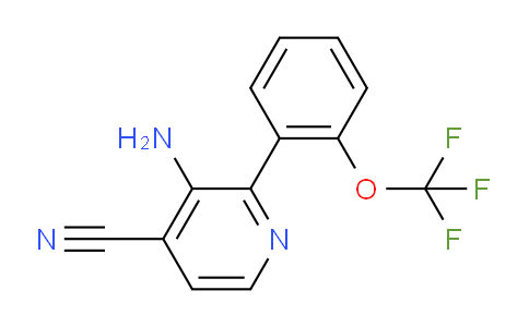 AM50661 | 1261715-00-7 | 3-Amino-2-(2-(trifluoromethoxy)phenyl)isonicotinonitrile