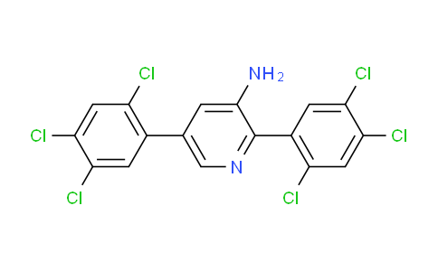 3-Amino-2,5-bis(2,4,5-trichlorophenyl)pyridine