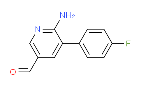 6-Amino-5-(4-fluorophenyl)nicotinaldehyde