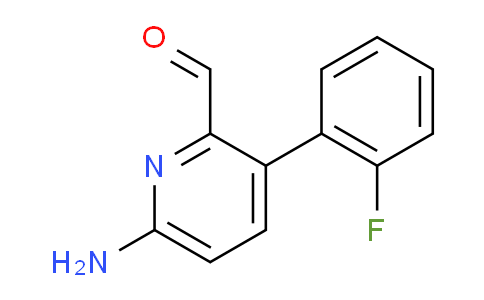 AM50962 | 1227583-76-7 | 6-Amino-3-(2-fluorophenyl)picolinaldehyde