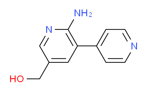 6-Amino-5-(pyridin-4-yl)pyridine-3-methanol