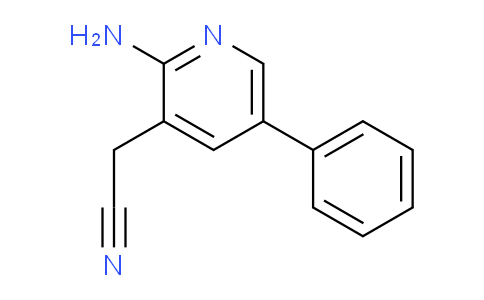 2-Amino-5-phenylpyridine-3-acetonitrile