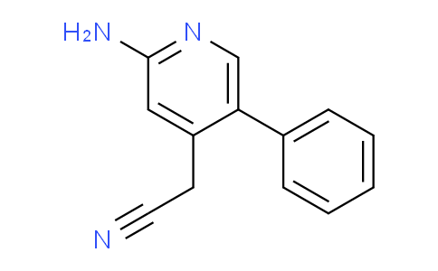 2-Amino-5-phenylpyridine-4-acetonitrile