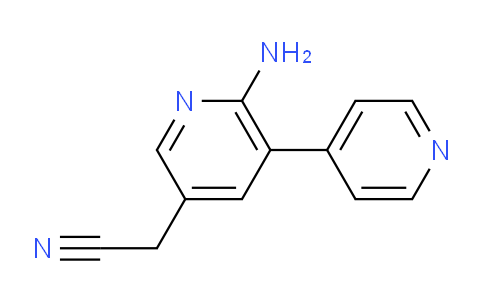 6-Amino-5-(pyridin-4-yl)pyridine-3-acetonitrile