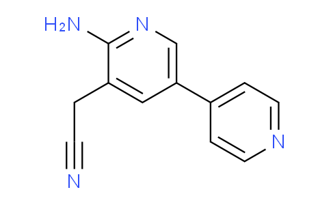 2-Amino-5-(pyridin-4-yl)pyridine-3-acetonitrile