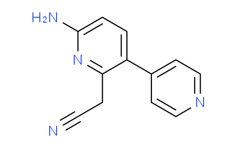 6-Amino-3-(pyridin-4-yl)pyridine-2-acetonitrile