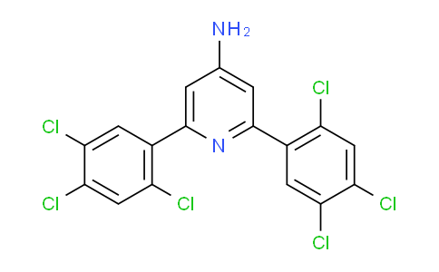 4-Amino-2,6-bis(2,4,5-trichlorophenyl)pyridine
